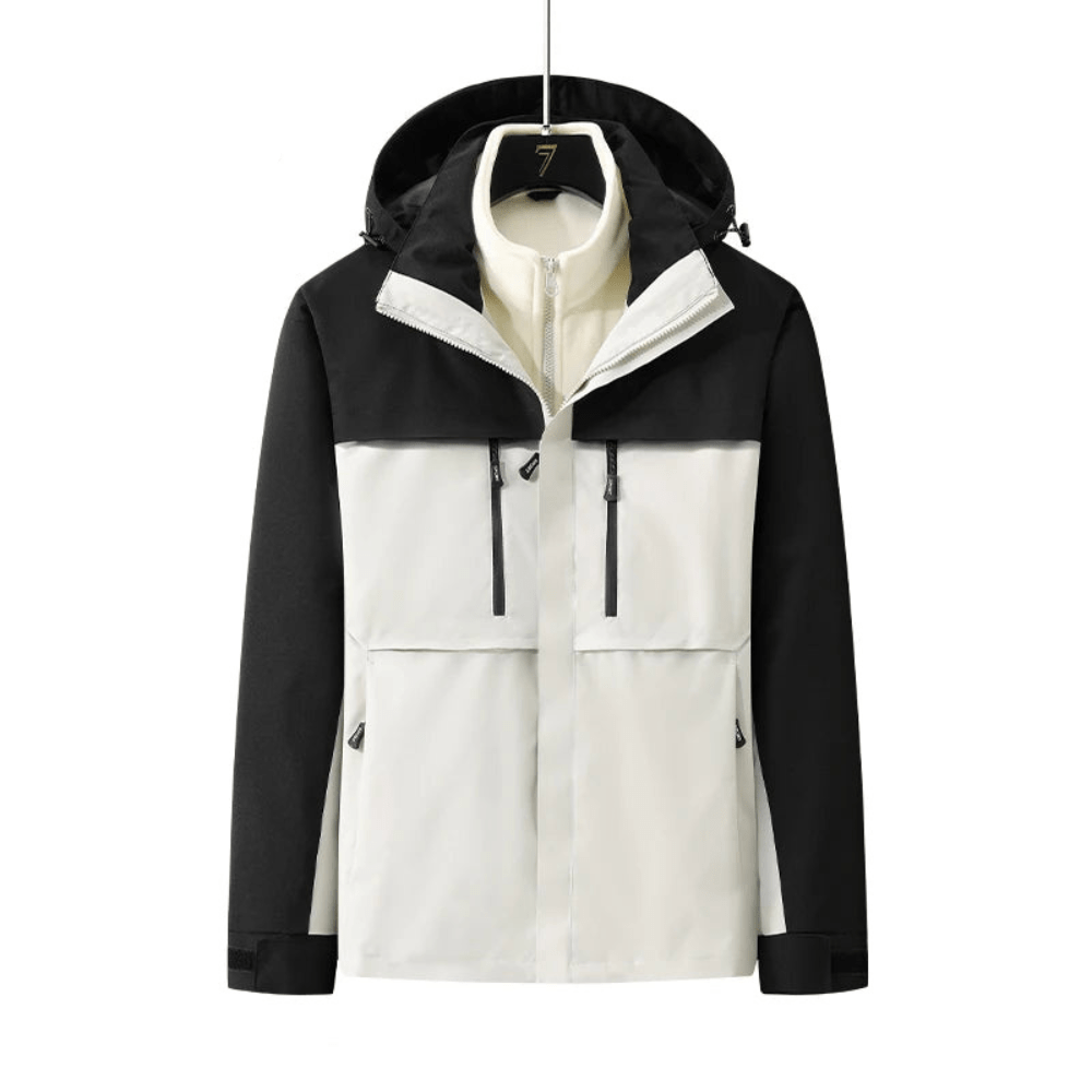 Abigail - Women’s Soft Colour Ski Jacket - Ski Jacket - White - Jones & Smith