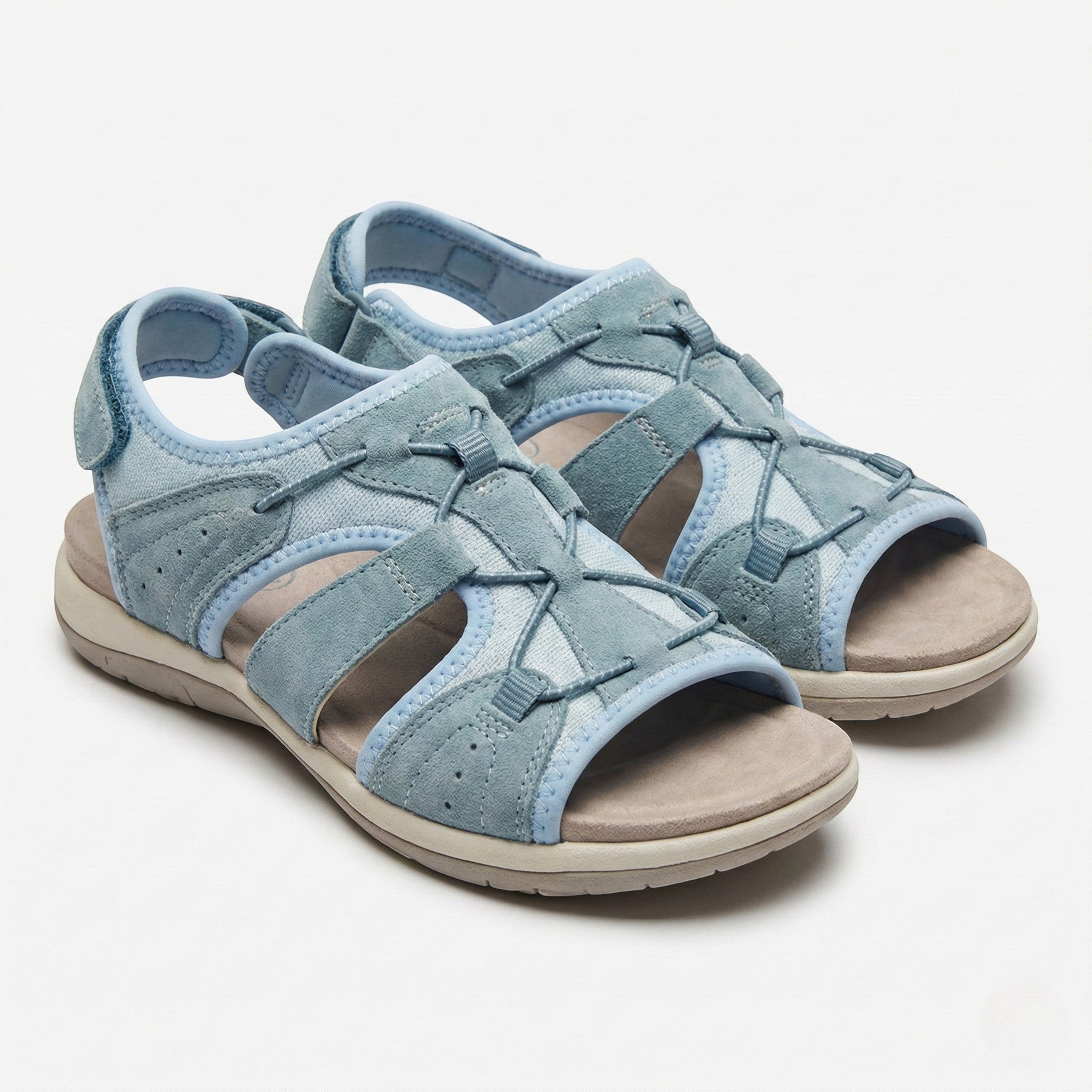 Alice - Women's Adjustable Sandals with Arch Support - Sandals - Blue - Jones & Smith