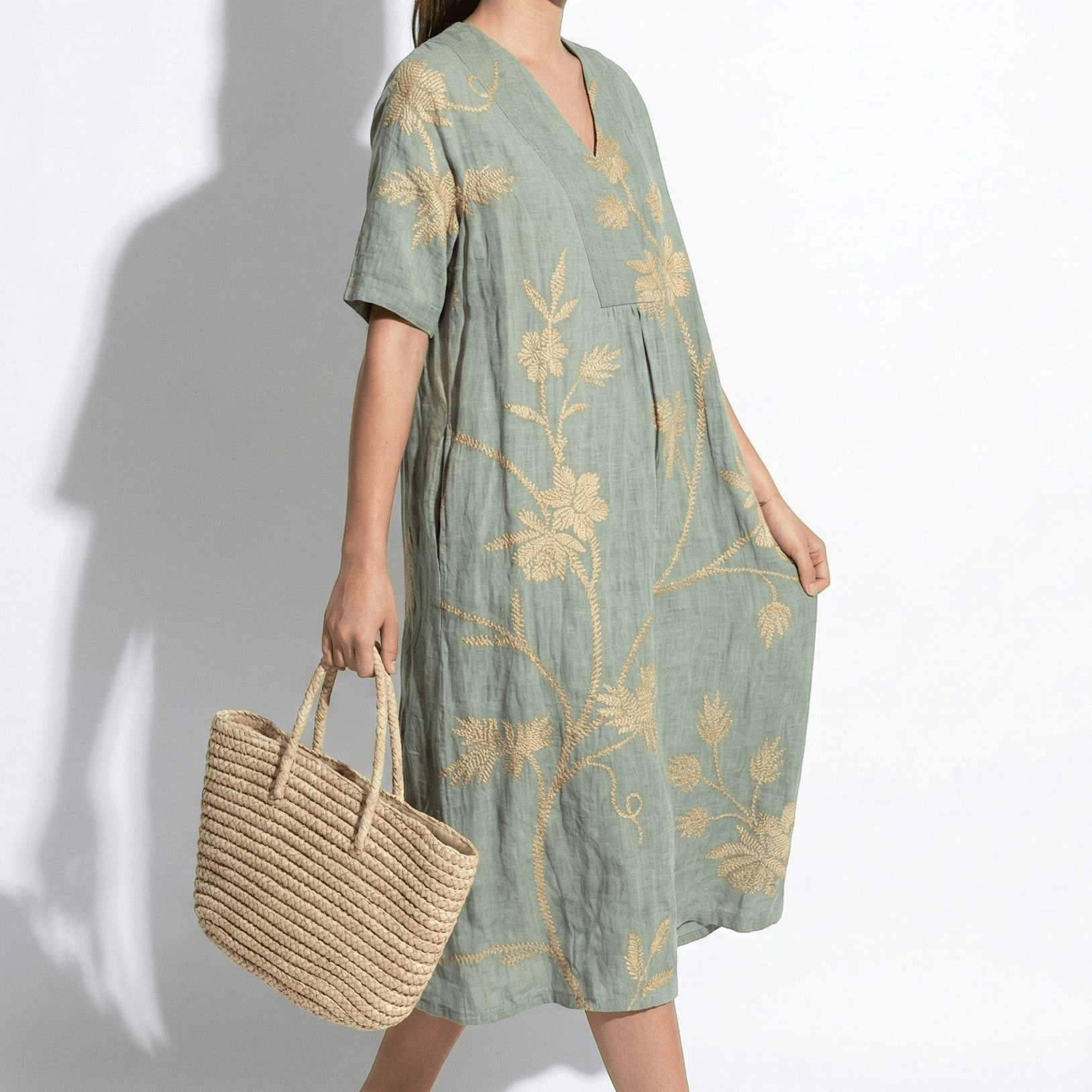 Amelia - Women's Floral Midi Dress - Dress - Floral 11 - Jones & Smith