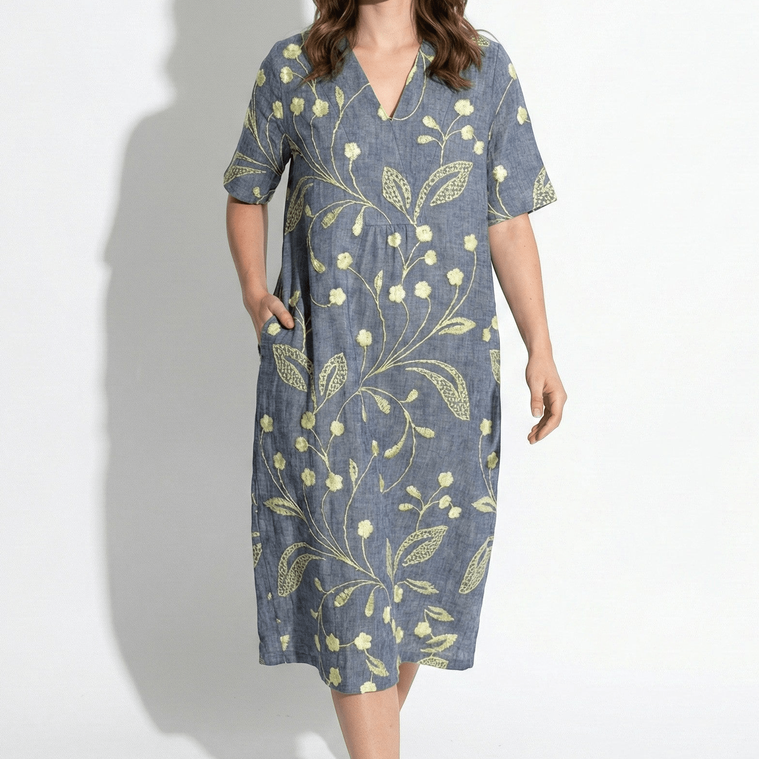 Amelia - Women's Floral Midi Dress - Dress - Floral 9 - Jones & Smith