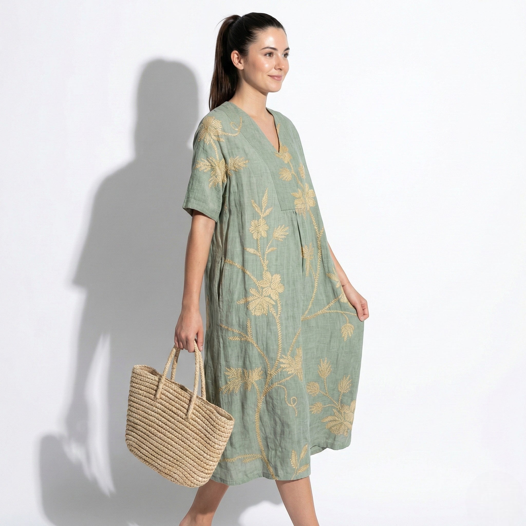 Amelia - Women's Floral Midi Dress - Dress - Floral 11 - Jones & Smith