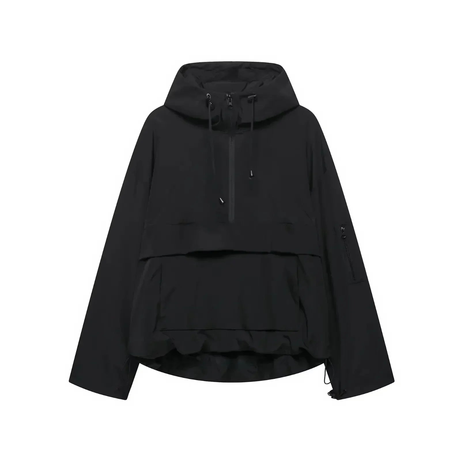 Blair - Women’s Minimal Hooded Winter Ski Jacket - Ski Jacket - Black - Jones & Smith