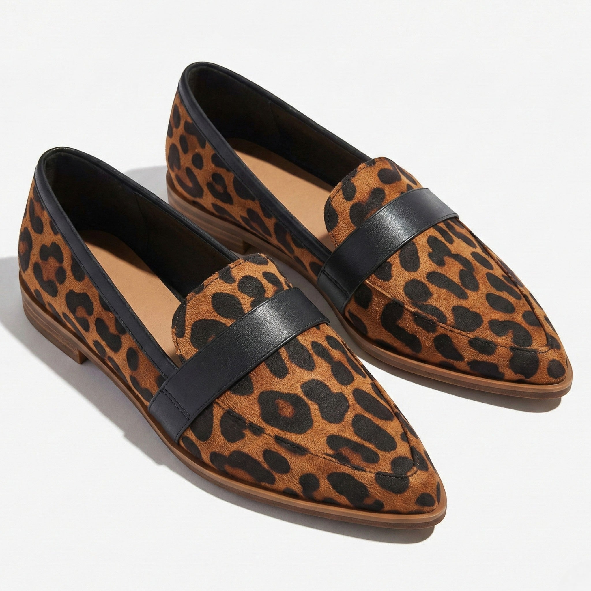 Charlotte - Women's Slip - on Loafers with Contoured Insole - Loafers - Orange - Jones & Smith