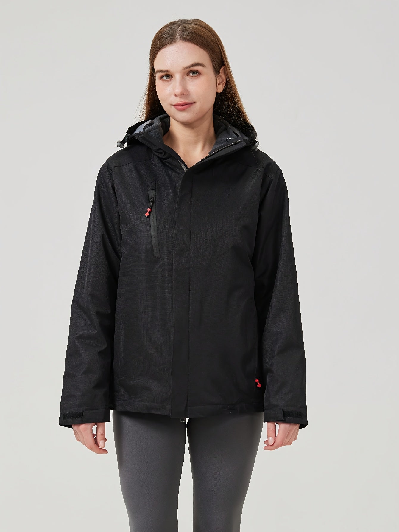 Clara - Women’s Lightweight Winter Ski Jacket - Ski Jacket - Black - Jones & Smith