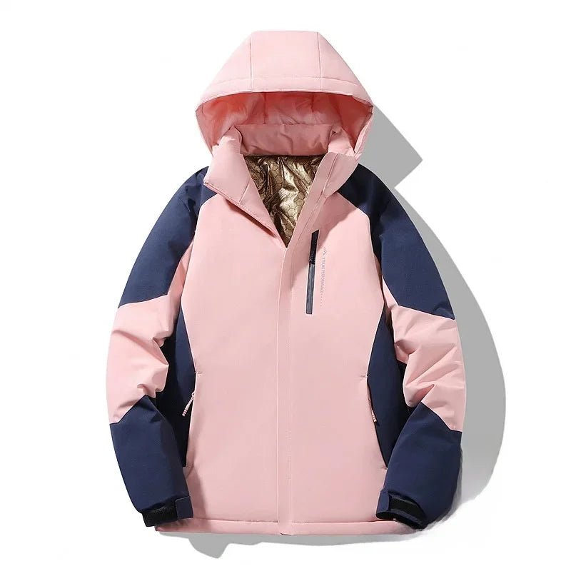 Daisy - Women’s Colourblock Winter Ski Jacket - Ski Jacket - Pink - Jones & Smith