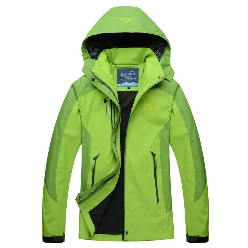 Danielle - Women’s Hooded Waterproof Ski Jacket - Ski Jacket - Green - Jones & Smith