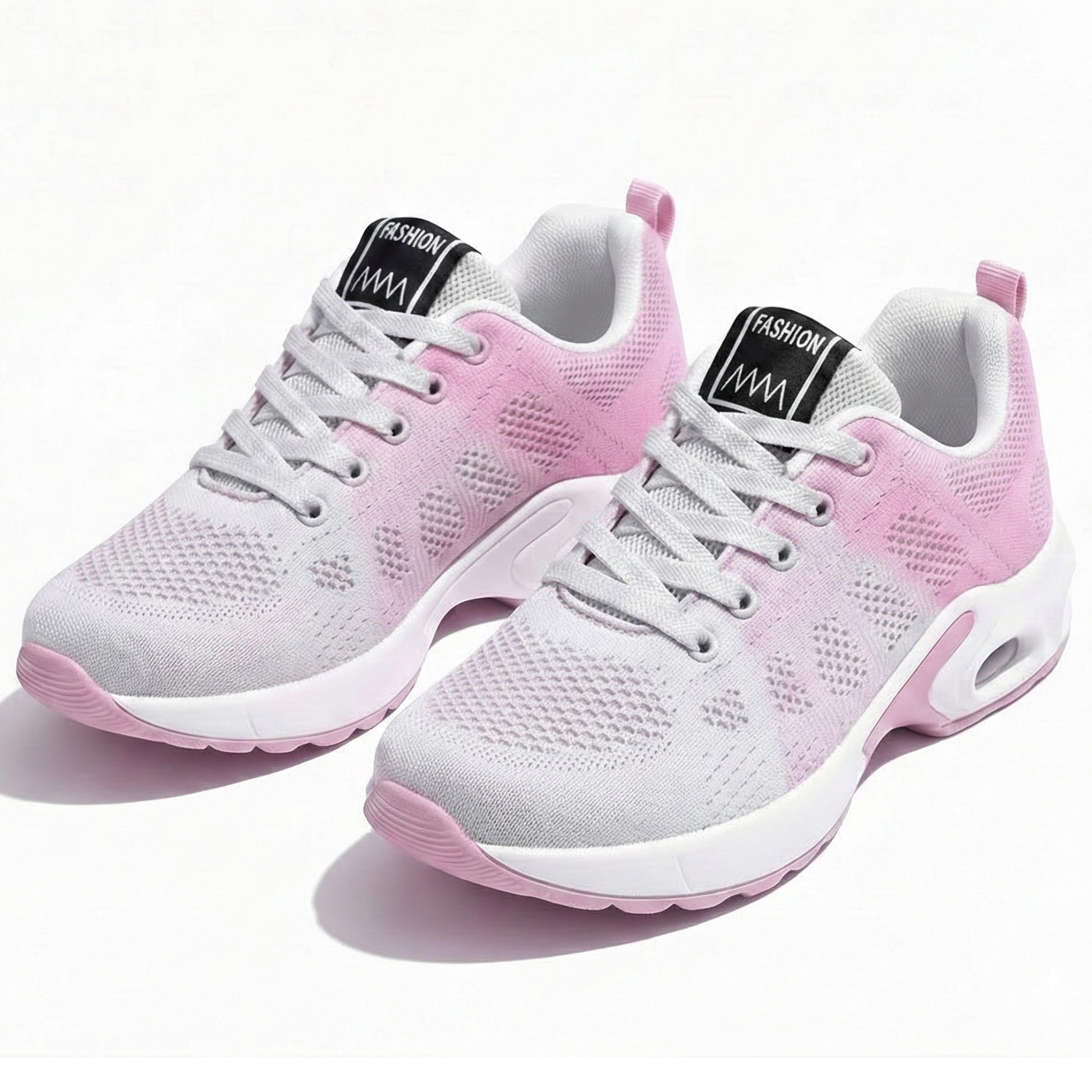 Eleanor - Women's Lightweight Walking Shoes with Air Cushion - Shoes - Grey - Jones & Smith