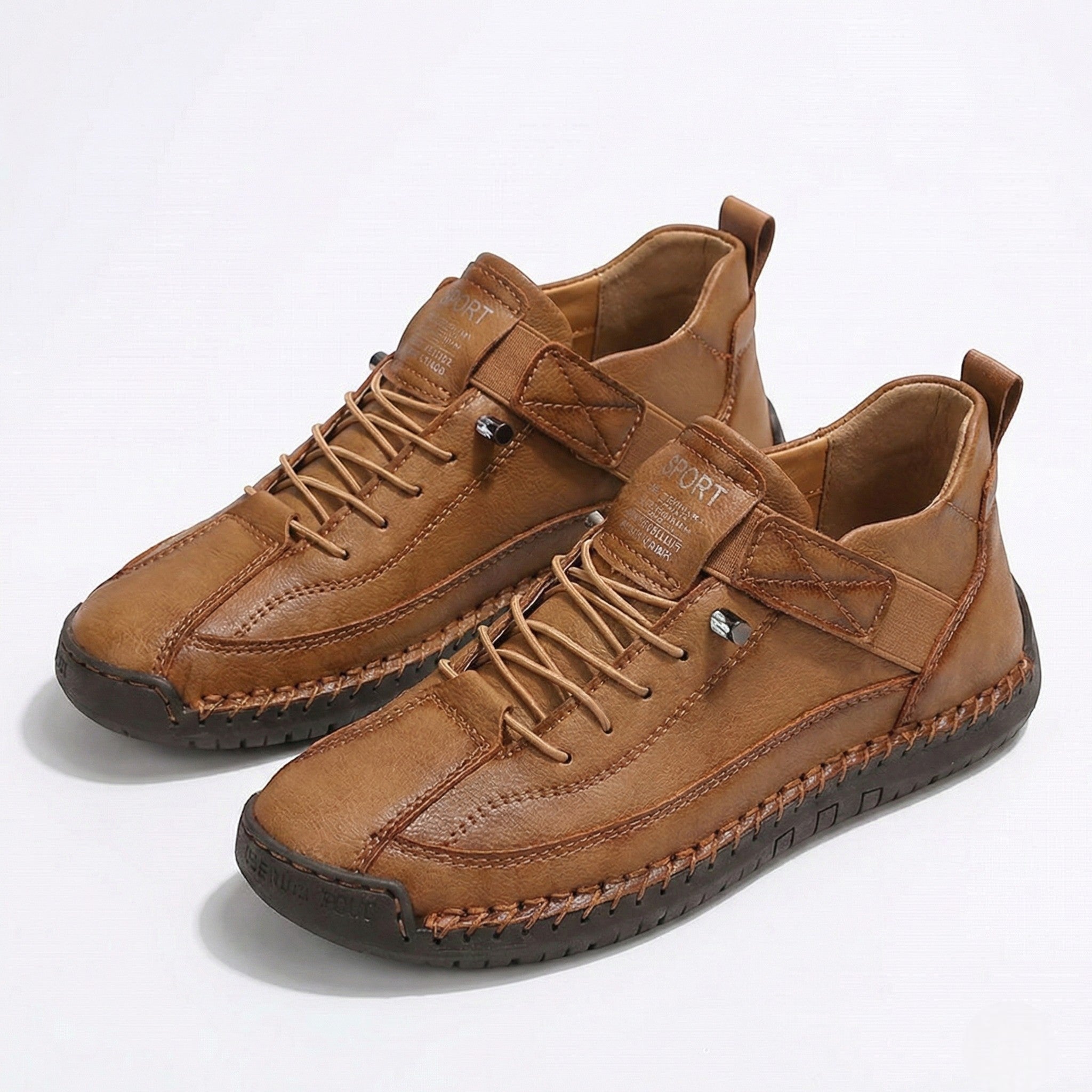 Elodie - Women's Lightweight Trainers - Shoes - Brown - Jones & Smith