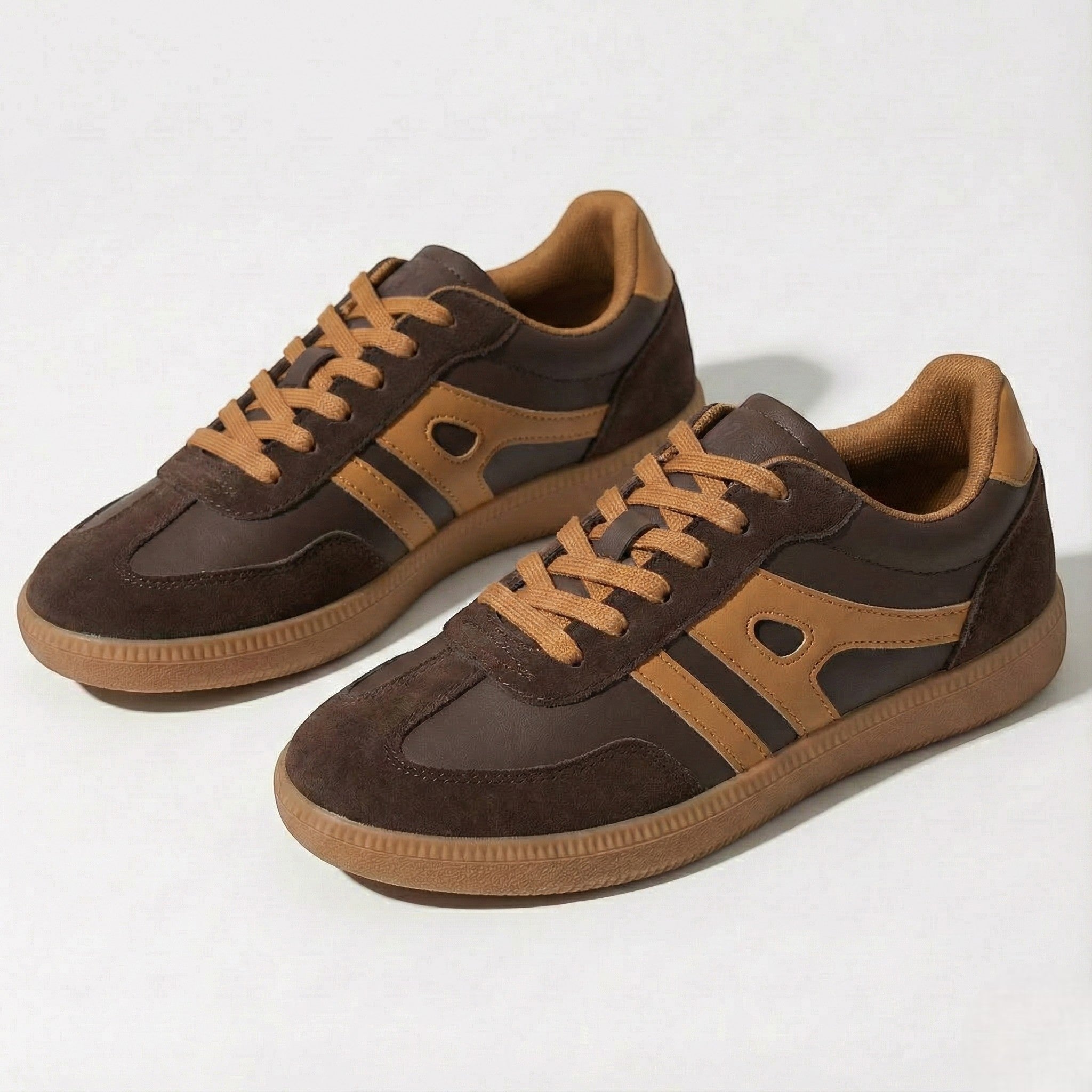 Erin - Women's Sneakers with Arch Support - Shoes - Brown - Jones & Smith