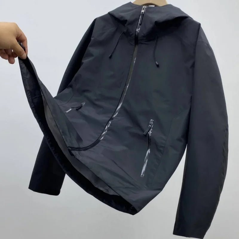 Harry - Men’s Lightweight Waterproof Winter Ski Jacket - Ski Jacket - Black - Jones & Smith