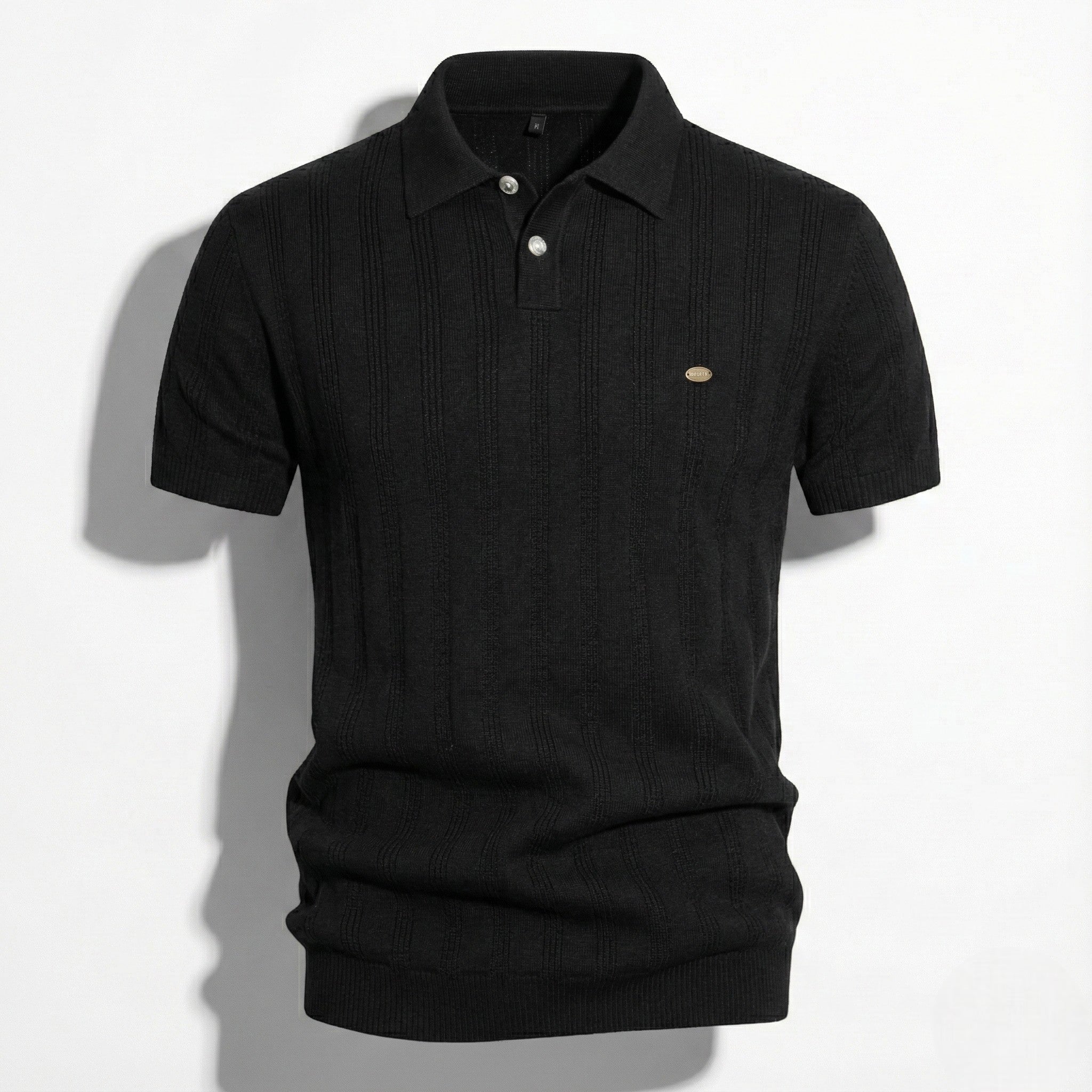 Hugo - Men's Tailored Fit Polo Shirt - Tops, T-shirts & Shirts - Black - Jones & Smith