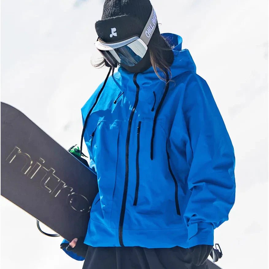 Kaitlyn - Women’s Waterproof Ski Jacket - Ski Jacket - Blue - Jones & Smith