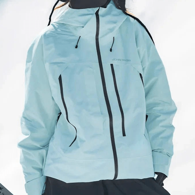 Kaitlyn - Women’s Waterproof Ski Jacket - Ski Jacket - Light Blue - Jones & Smith