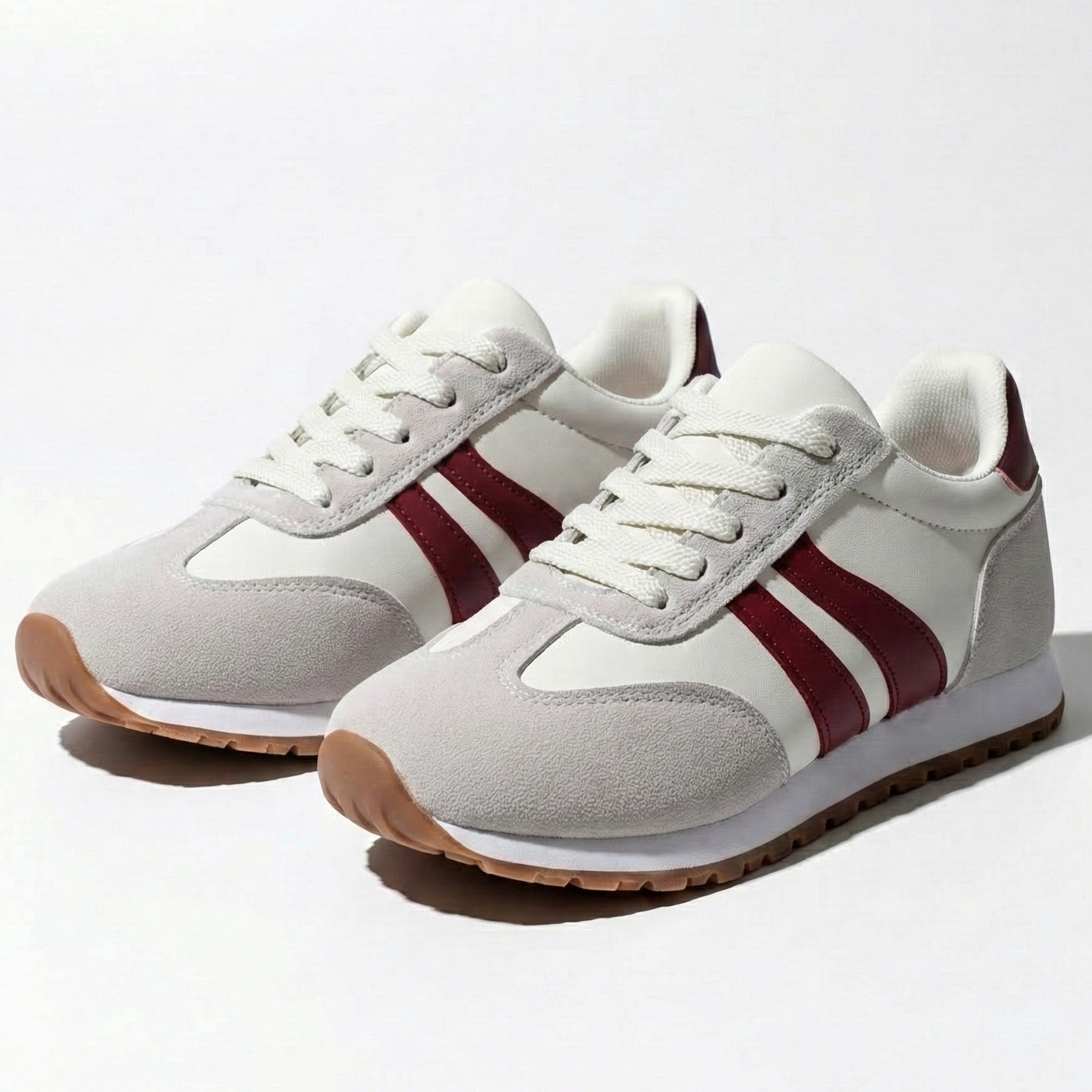 Lily – Women's Comfortable Orthopaedic Sneakers – Lightweight & Supportive - Shoes - Red - Jones & Smith