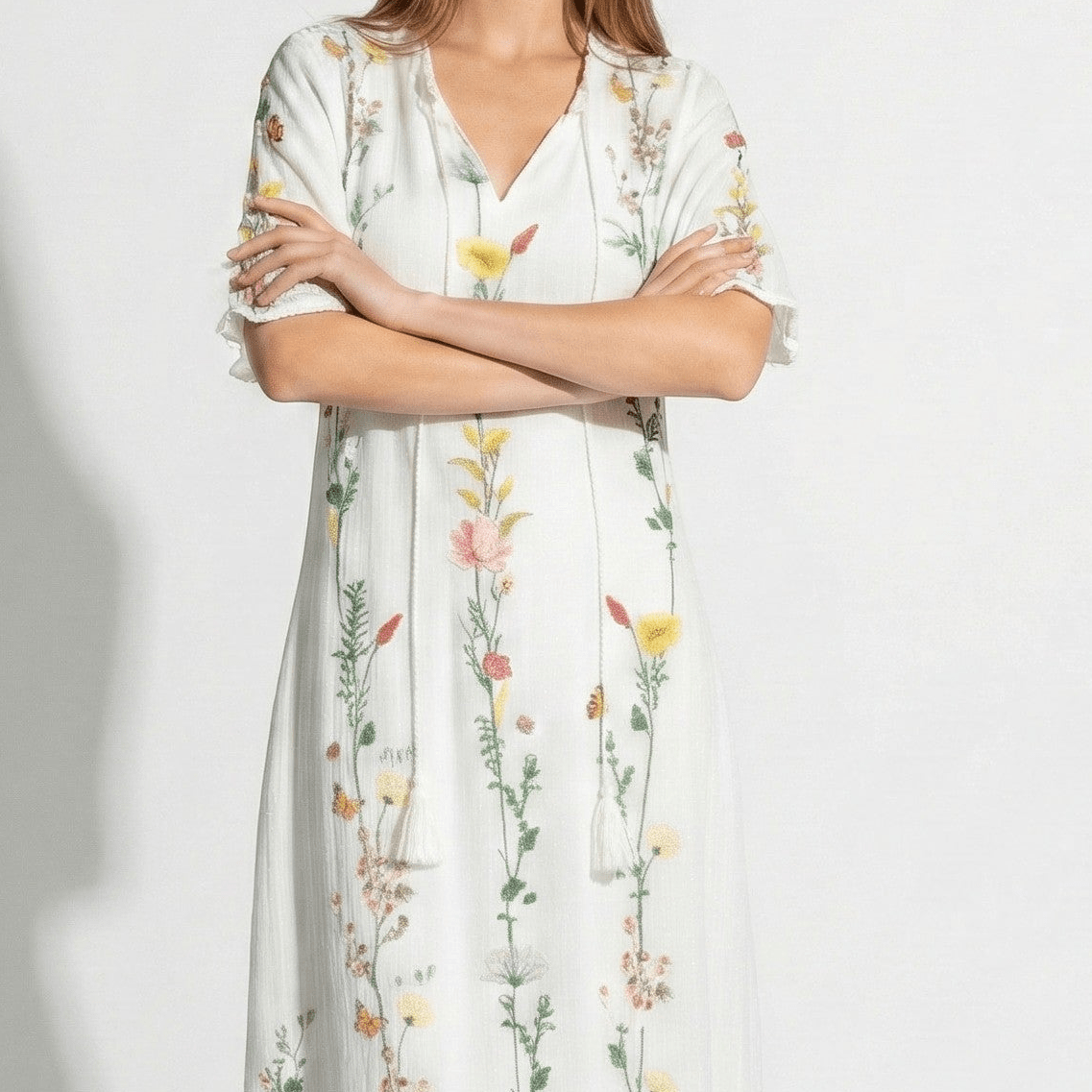 Lucy - Women's Bohemian Maxi Dress with Loose Summer Fit - Dresses - Style 4 - Jones & Smith