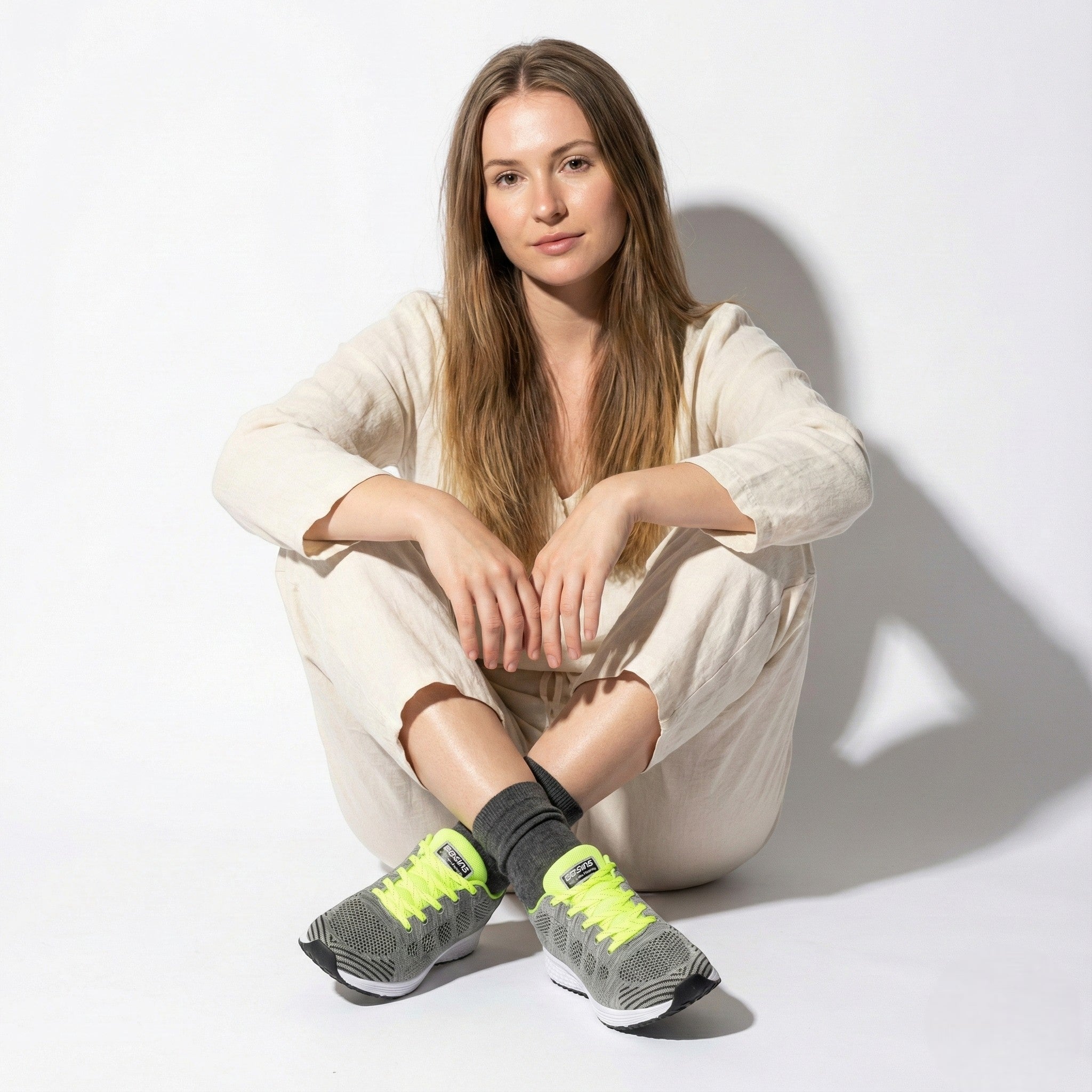 Lydia - Women’s Lightweight Orthopaedic Walking Shoes - Shoes - Green - Jones & Smith