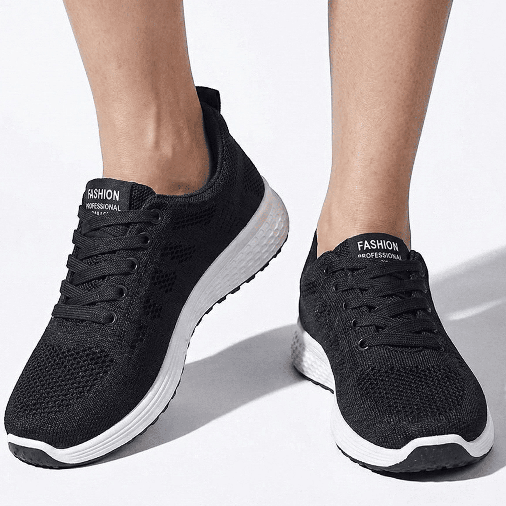 Lydia - Women’s Lightweight Orthopaedic Walking Shoes - Shoes - Black - Jones & Smith