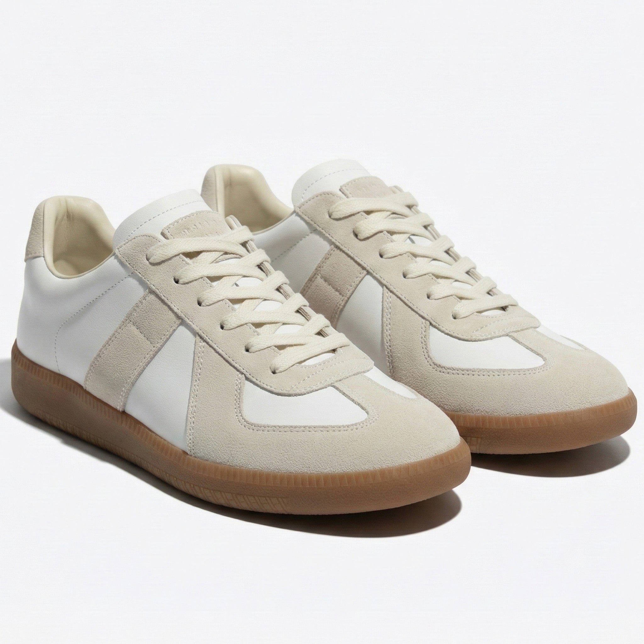 Simon – Retro Casual Shoes with Thick Soles - Sneakers - White - Jones & Smith