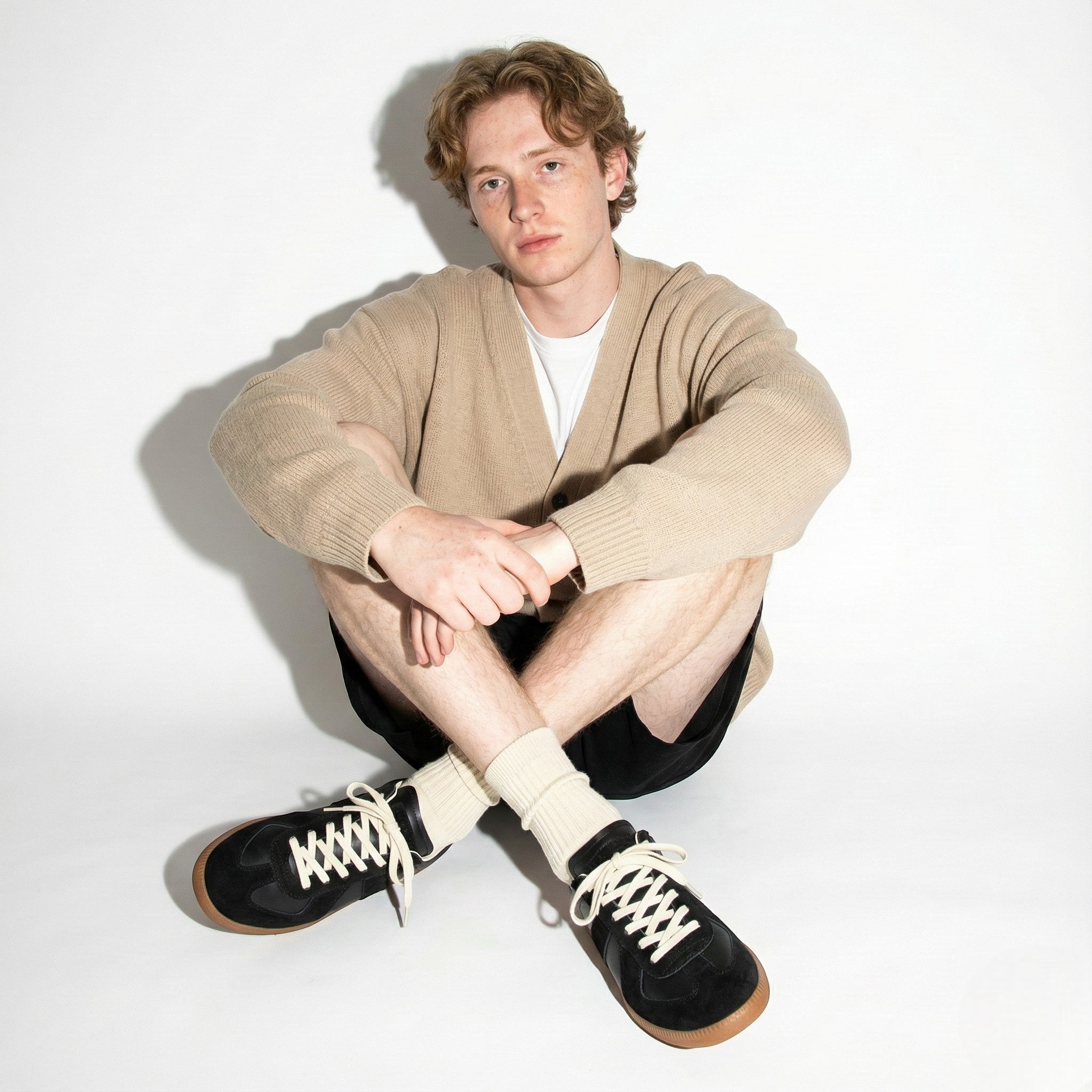 Simon – Retro Casual Shoes with Thick Soles - Sneakers - Black - Jones & Smith