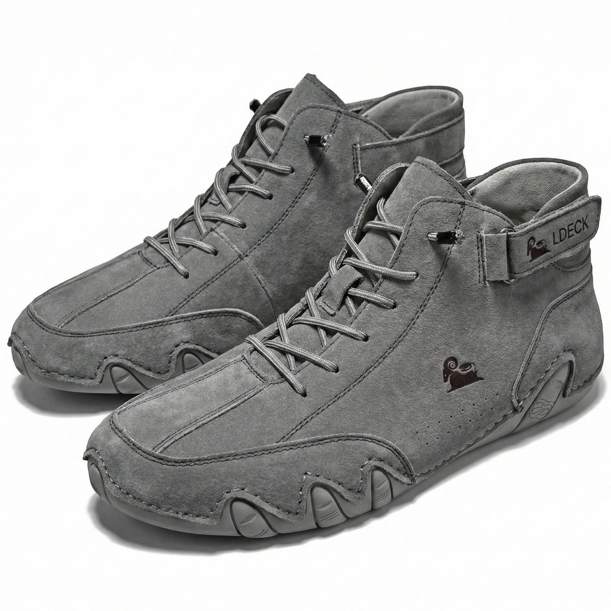 Thomas - Men's Non - Slip Barefoot Shoes - Shoes - Grey - Jones & Smith