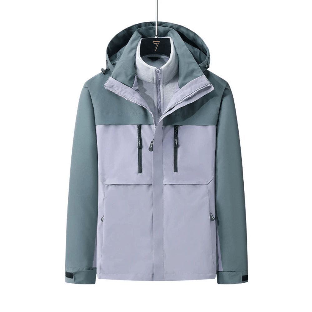 Abigail - Women’s Soft Colour Ski Jacket - Ski Jacket - Grey - Jones & Smith