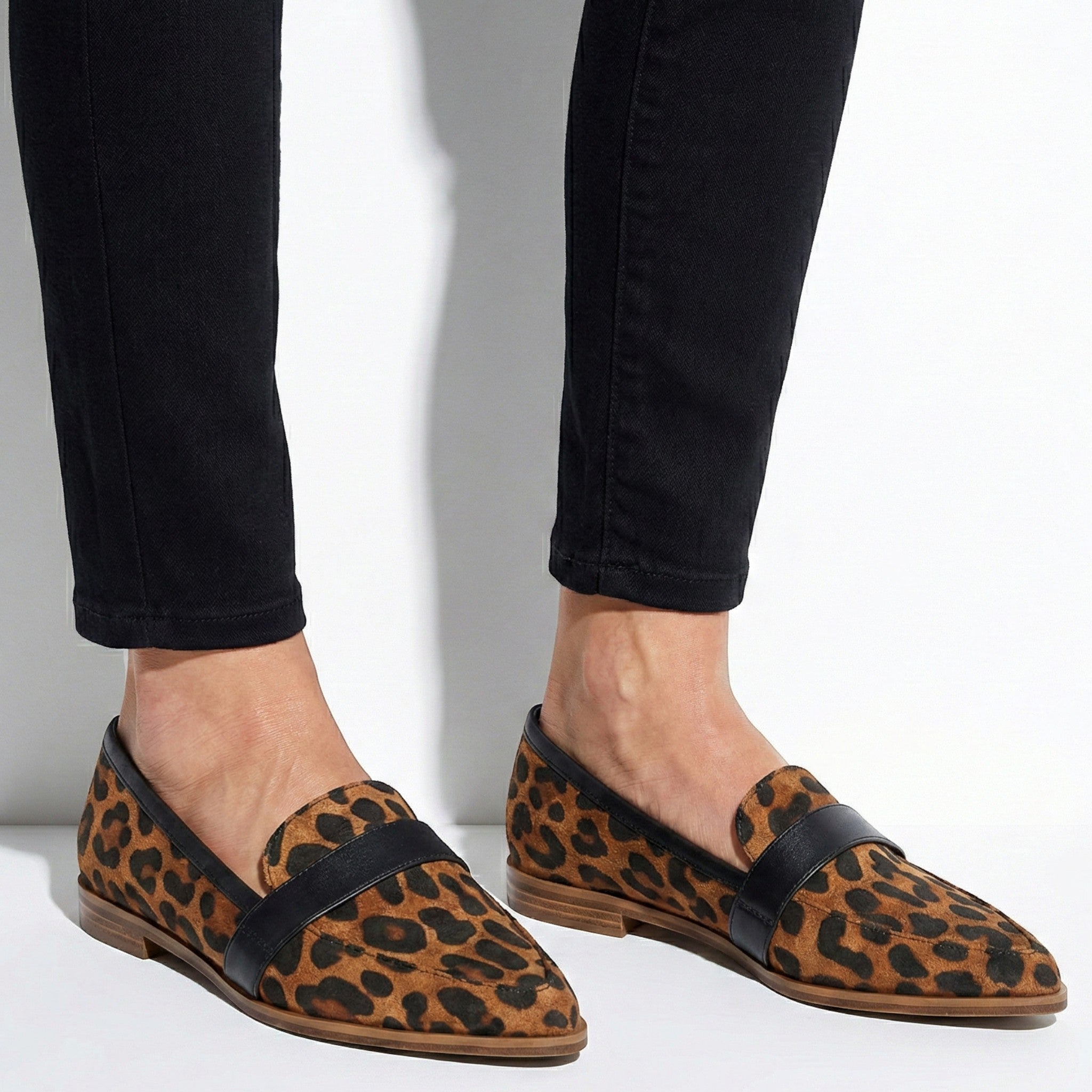 Charlotte - Women's Slip - on Loafers with Contoured Insole - Loafers - Orange - Jones & Smith