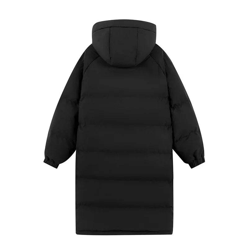 Destiny - Women’s Long Puffer Style Ski Jacket - Ski Jacket - Black - Jones & Smith