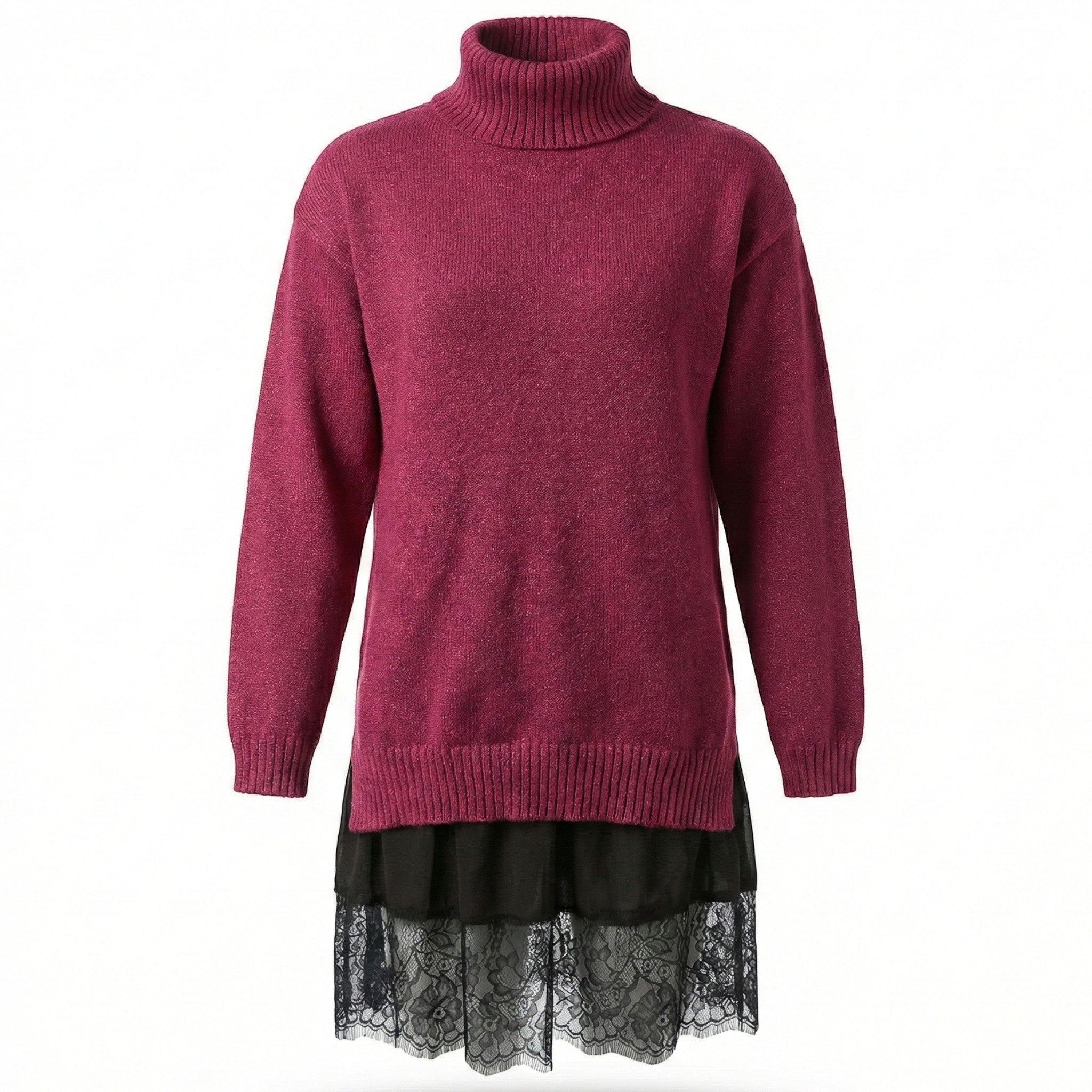 Eleanor - Women’s Sleeveless Midi Dress with Ruffle Trim - Dresses - Brown - Jones & Smith