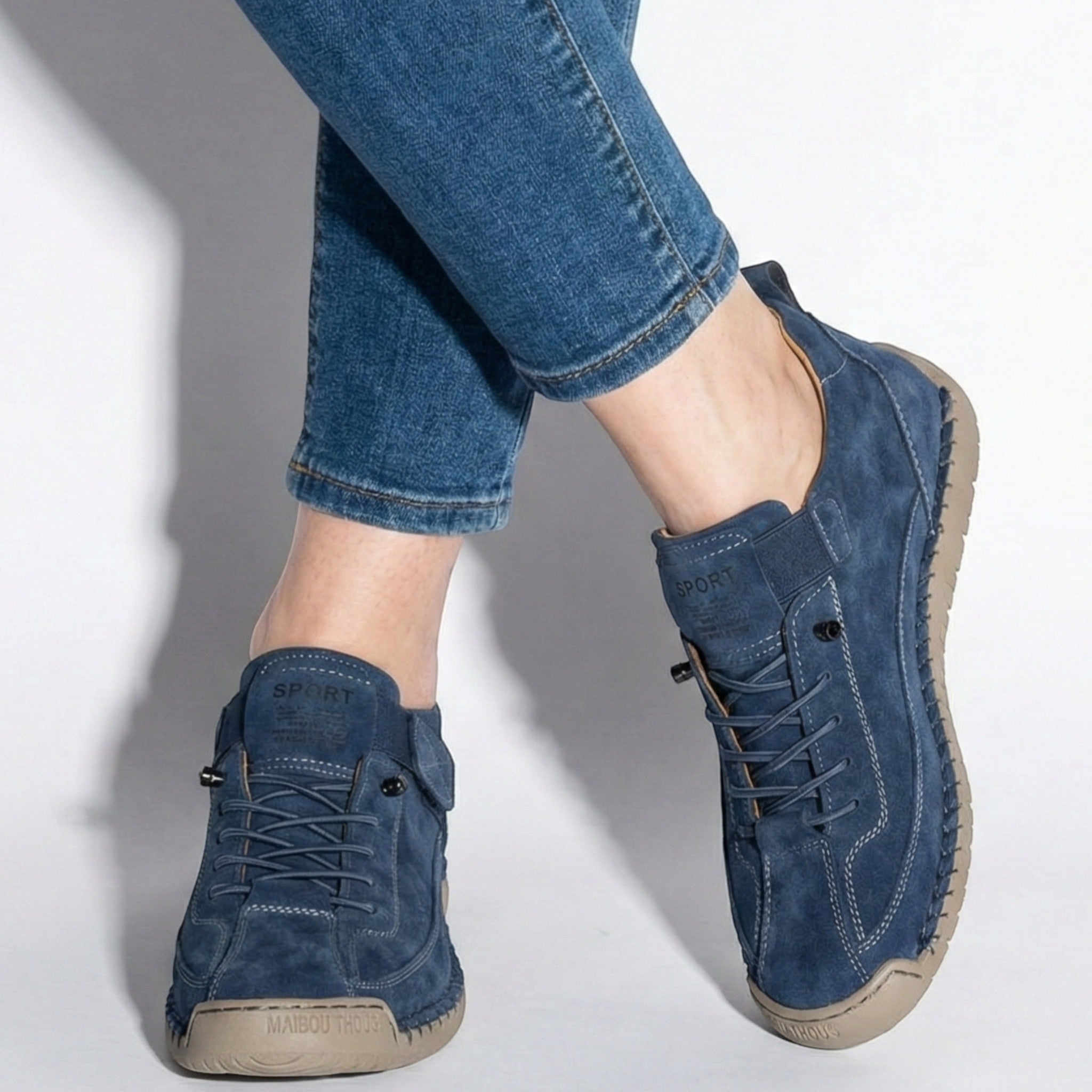 Elodie - Women's Lightweight Trainers - Shoes - Blue - Jones & Smith