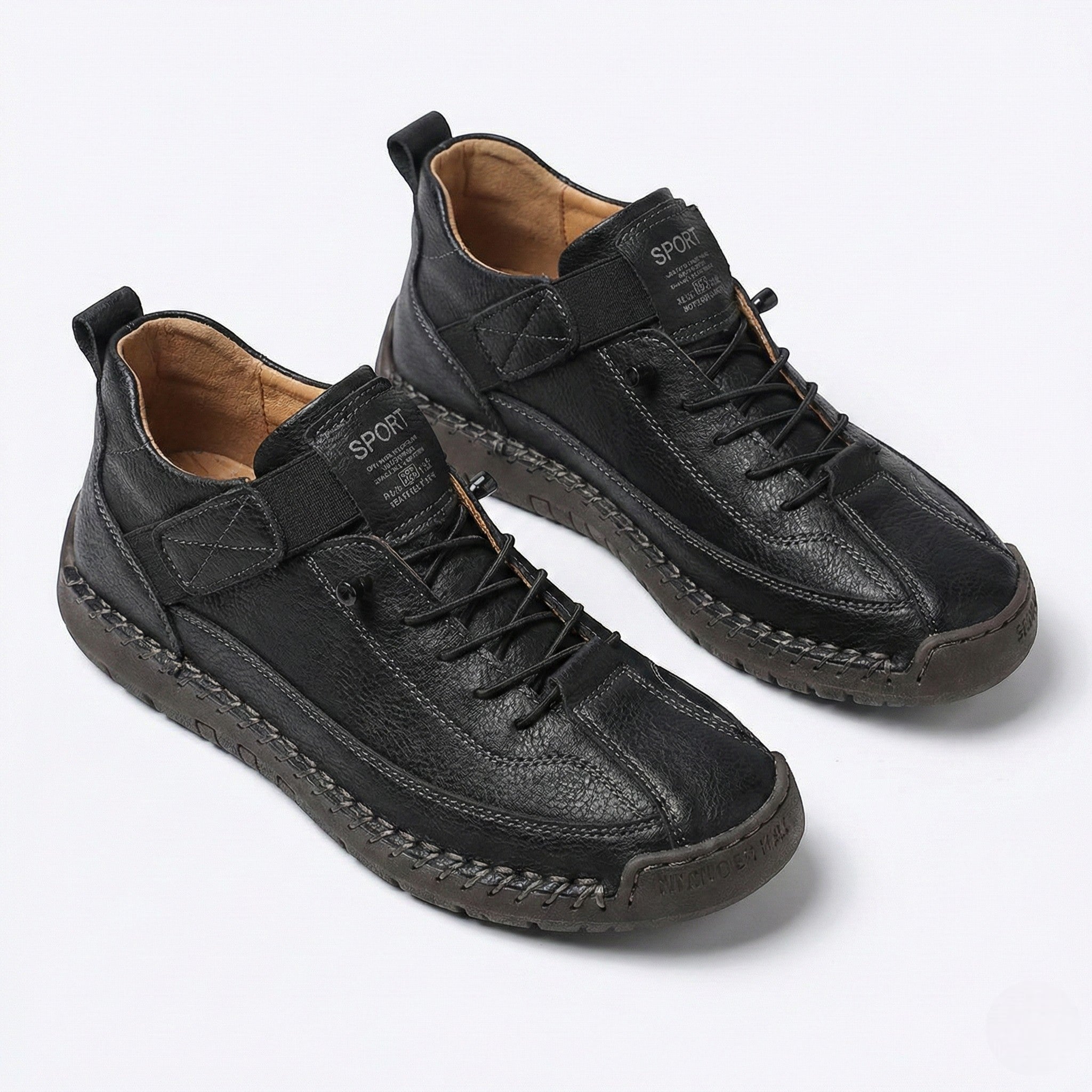 Elodie - Women's Lightweight Trainers - Shoes - Black - Jones & Smith