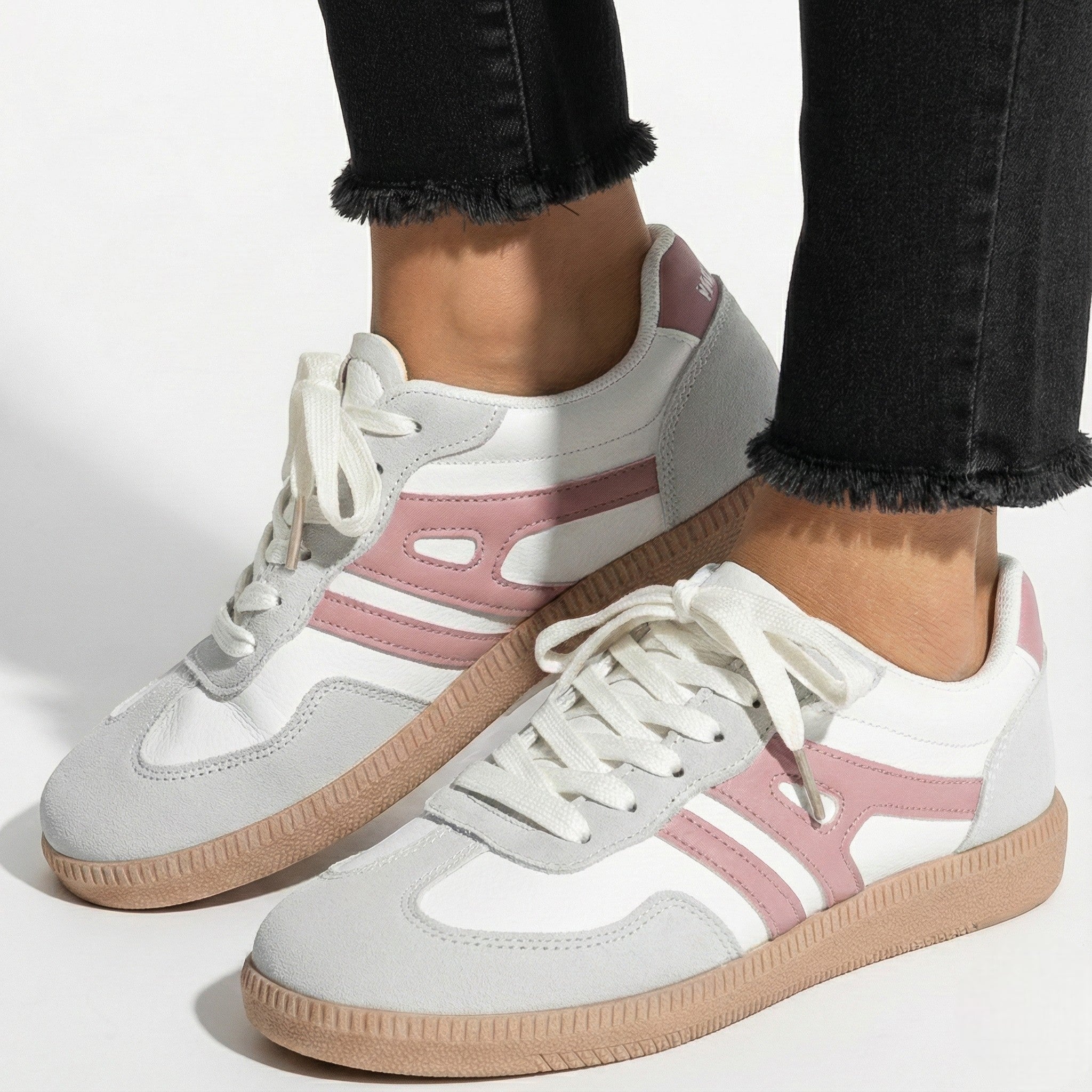 Erin - Women's Sneakers with Arch Support - Shoes - Grey - Jones & Smith