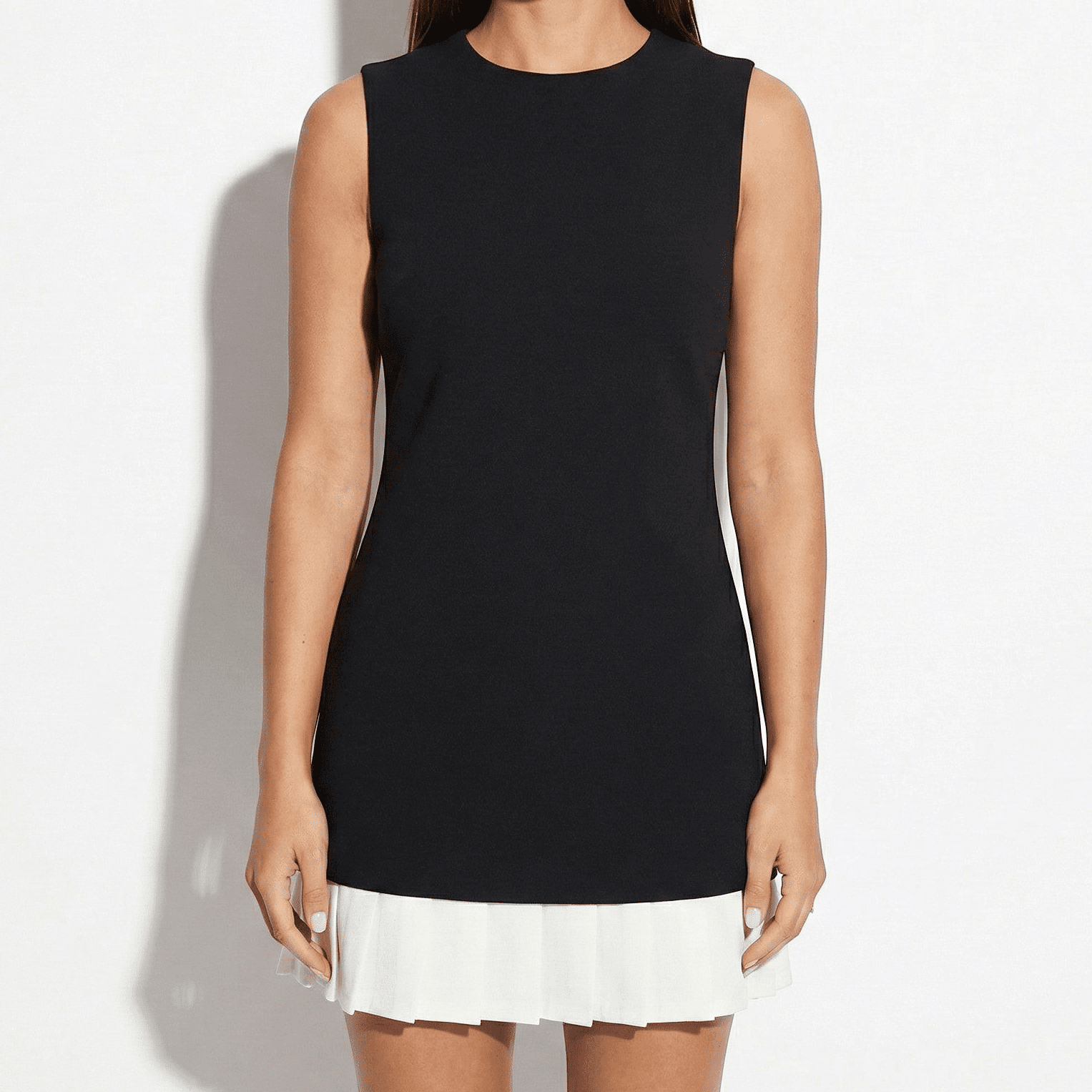 Georgia - Women's Sleeveless A - line Midi Dress - Dresses - Black - Jones & Smith