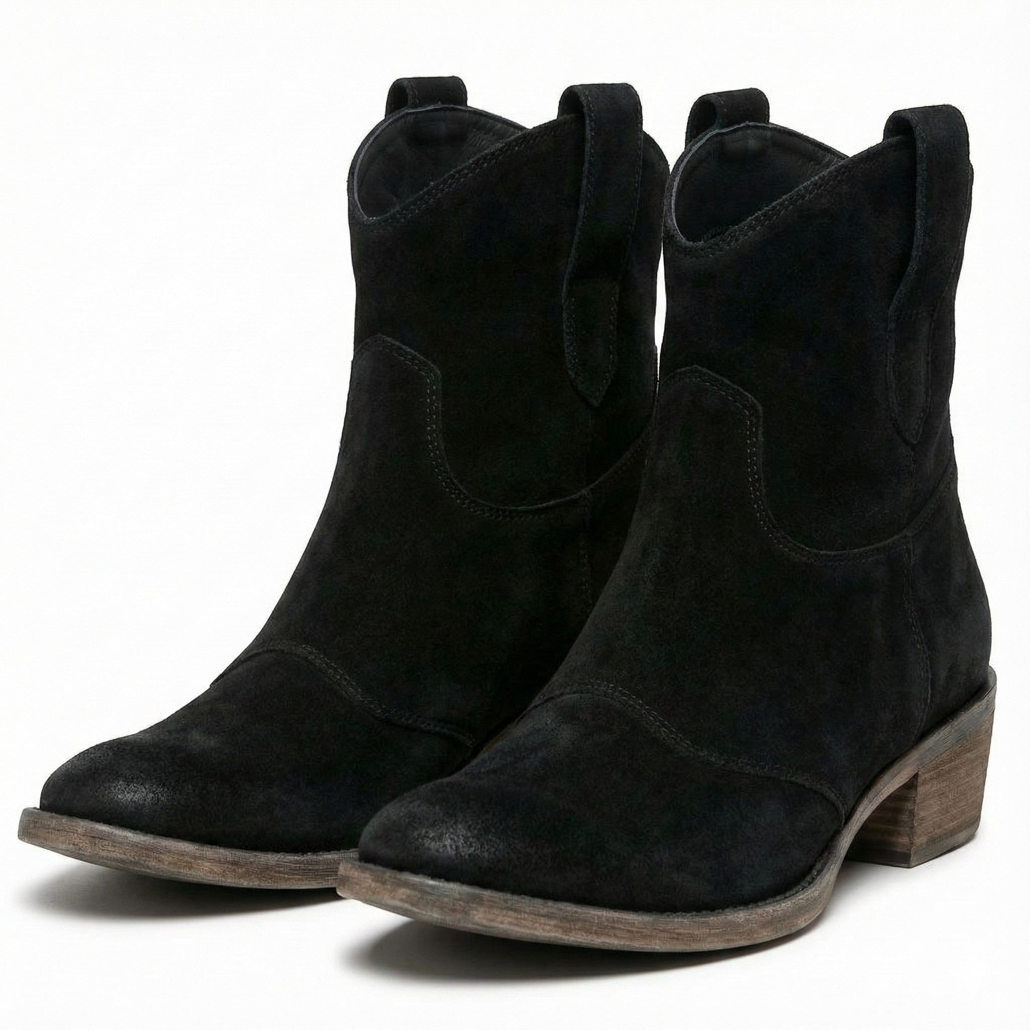 Grace - Women's Ankle Boots with Pointed Toe - Shoes - Black - Jones & Smith