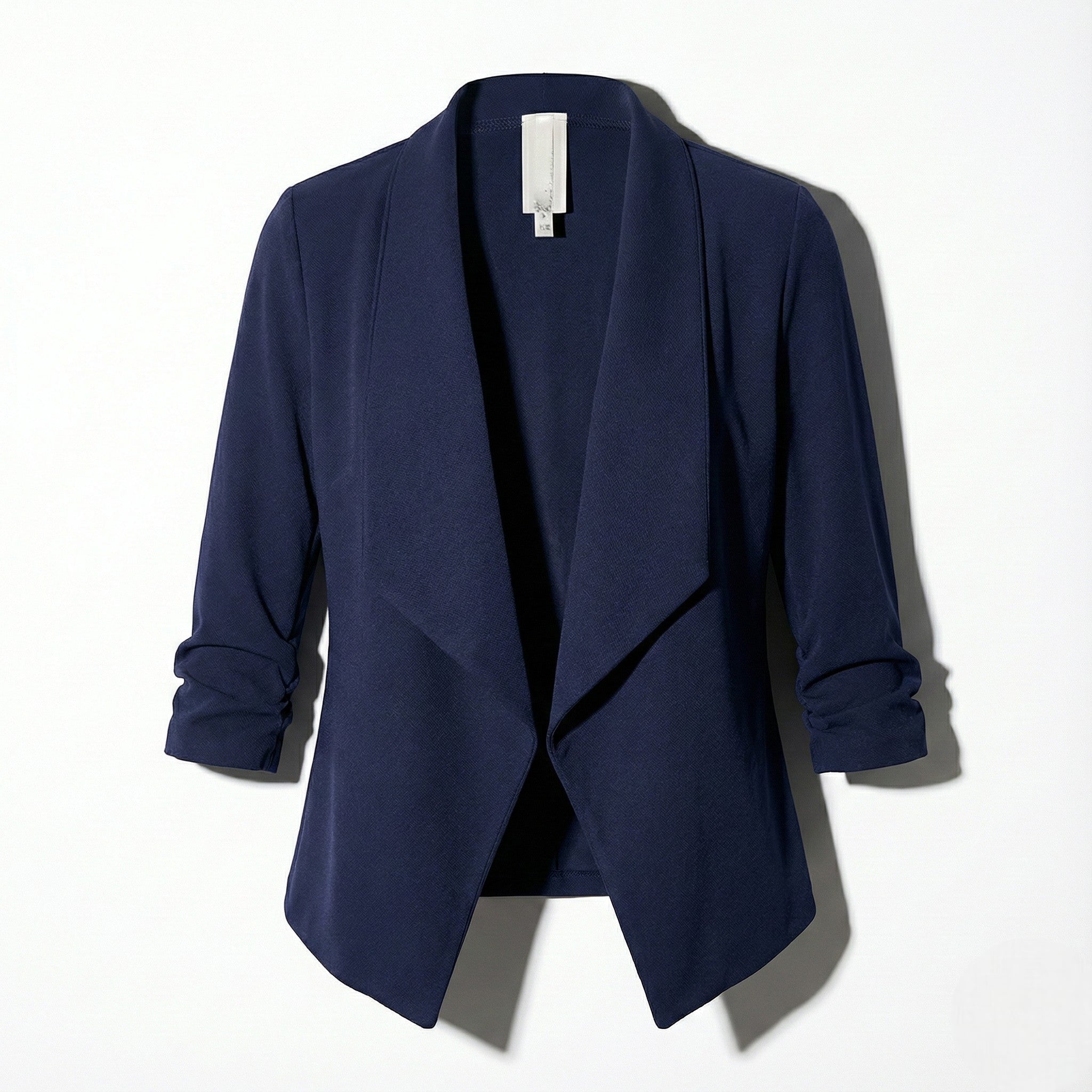 Holly - Women's Modern Structured Long - Sleeve Blazer - Jackets & Blazers - Blue - Jones & Smith