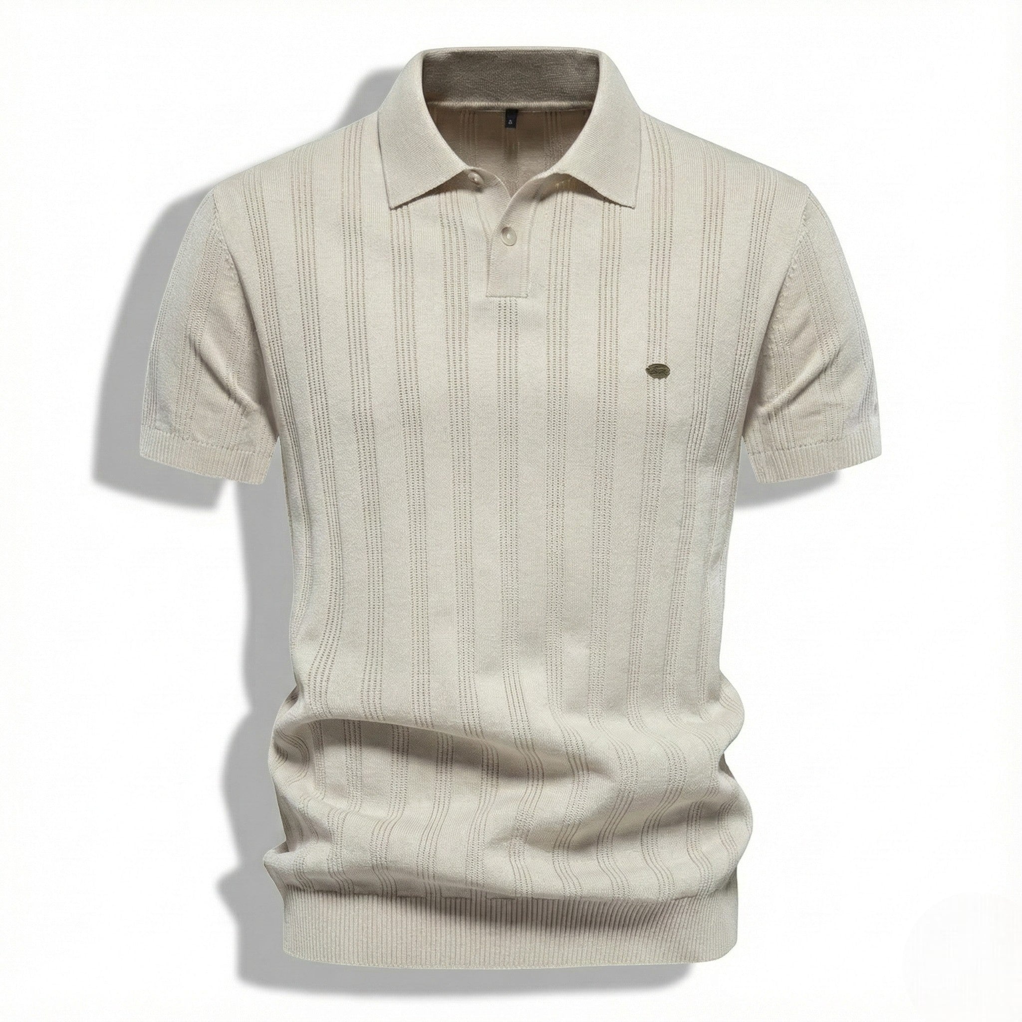 Hugo - Men's Tailored Fit Polo Shirt - Tops, T-shirts & Shirts - Beige - Jones & Smith