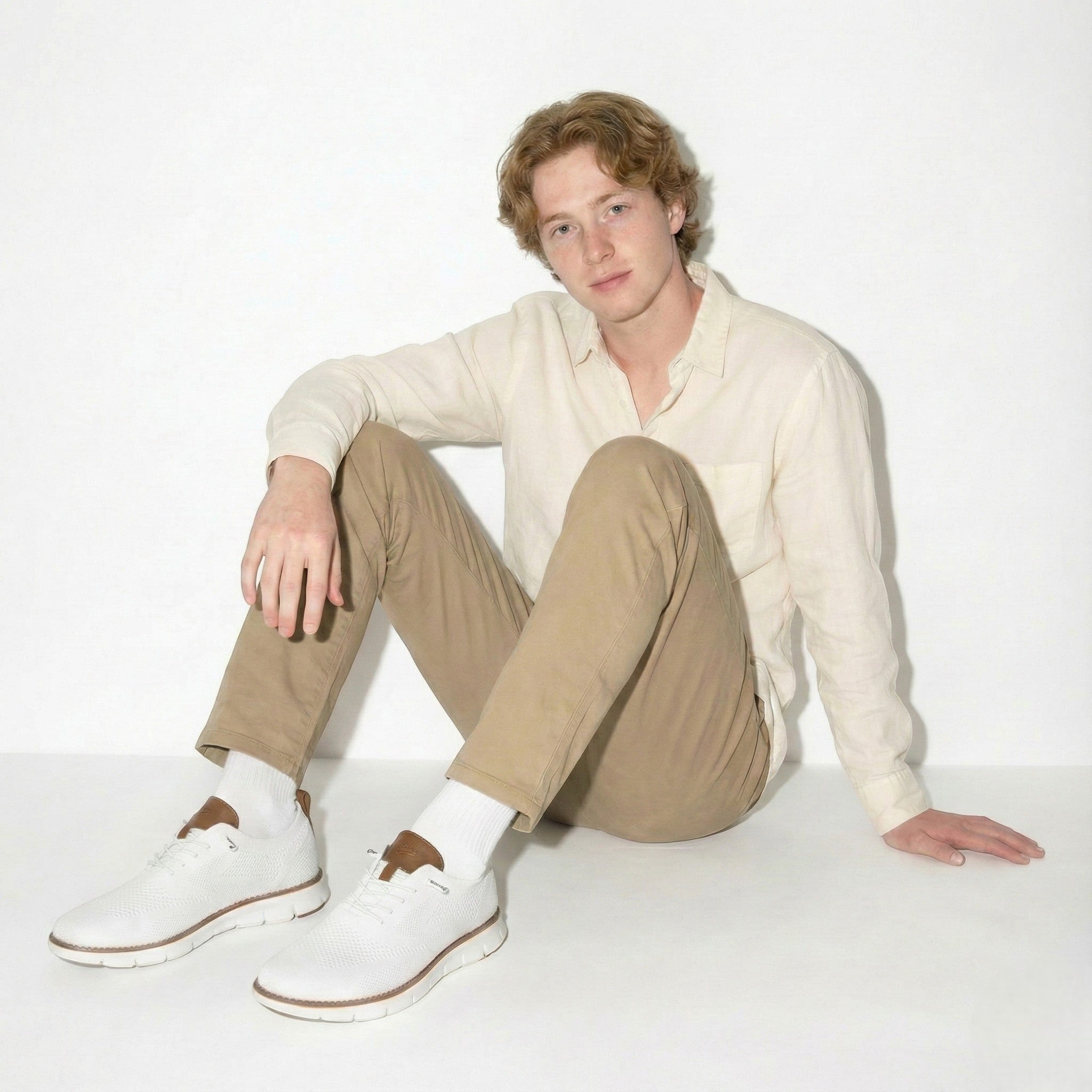 Ian – Orthopaedic Shoes – Extra Comfort & Breathable - Shoes - White - Jones & Smith