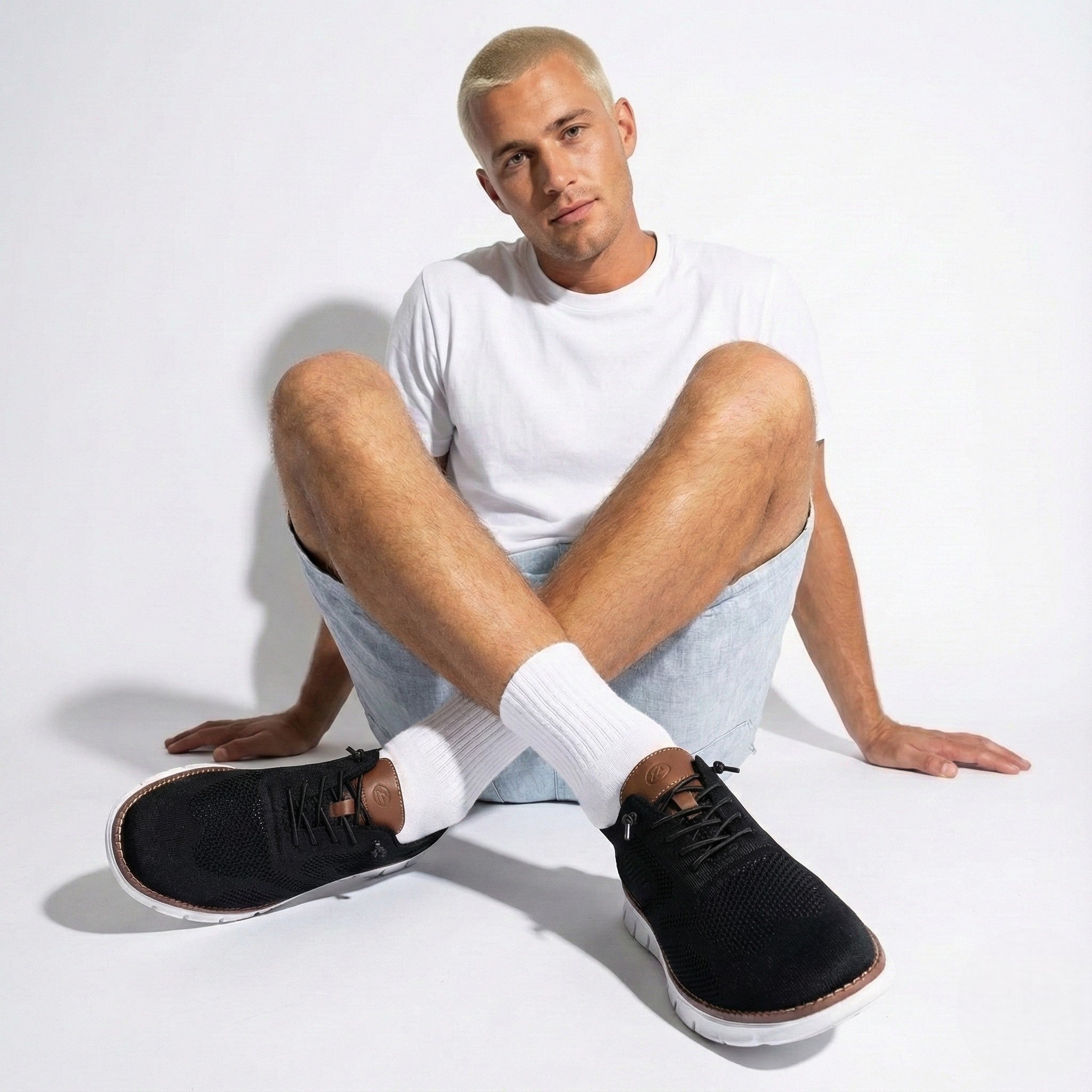 Ian – Orthopaedic Shoes – Extra Comfort & Breathable - Shoes - Black - Jones & Smith