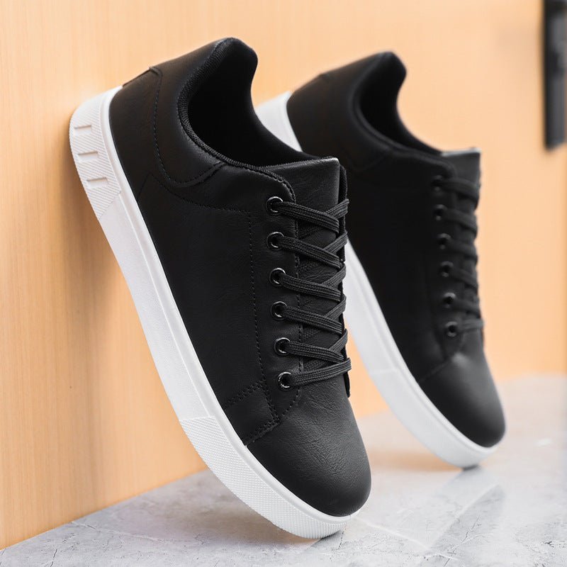 Jonas – Minimalist Casual Low - Top Trainers - Shoes - Black - Jones & Smith