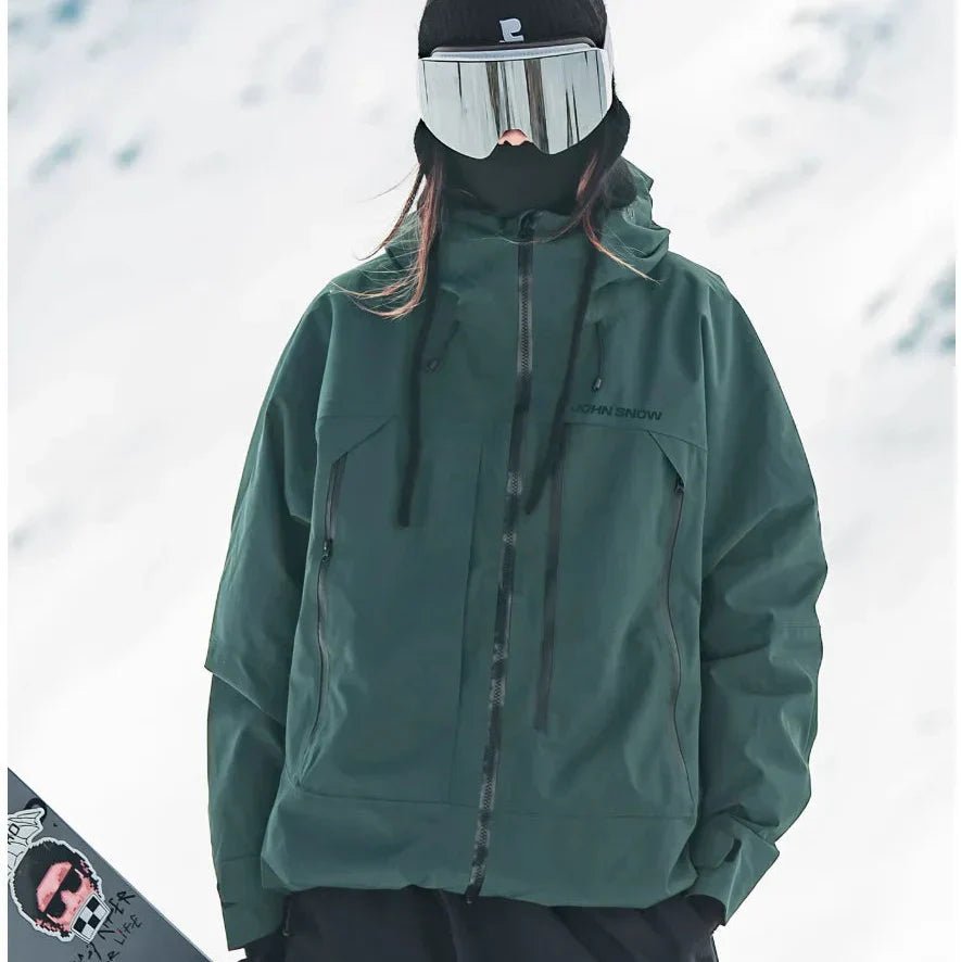Kaitlyn - Women’s Waterproof Ski Jacket - Ski Jacket - Green - Jones & Smith