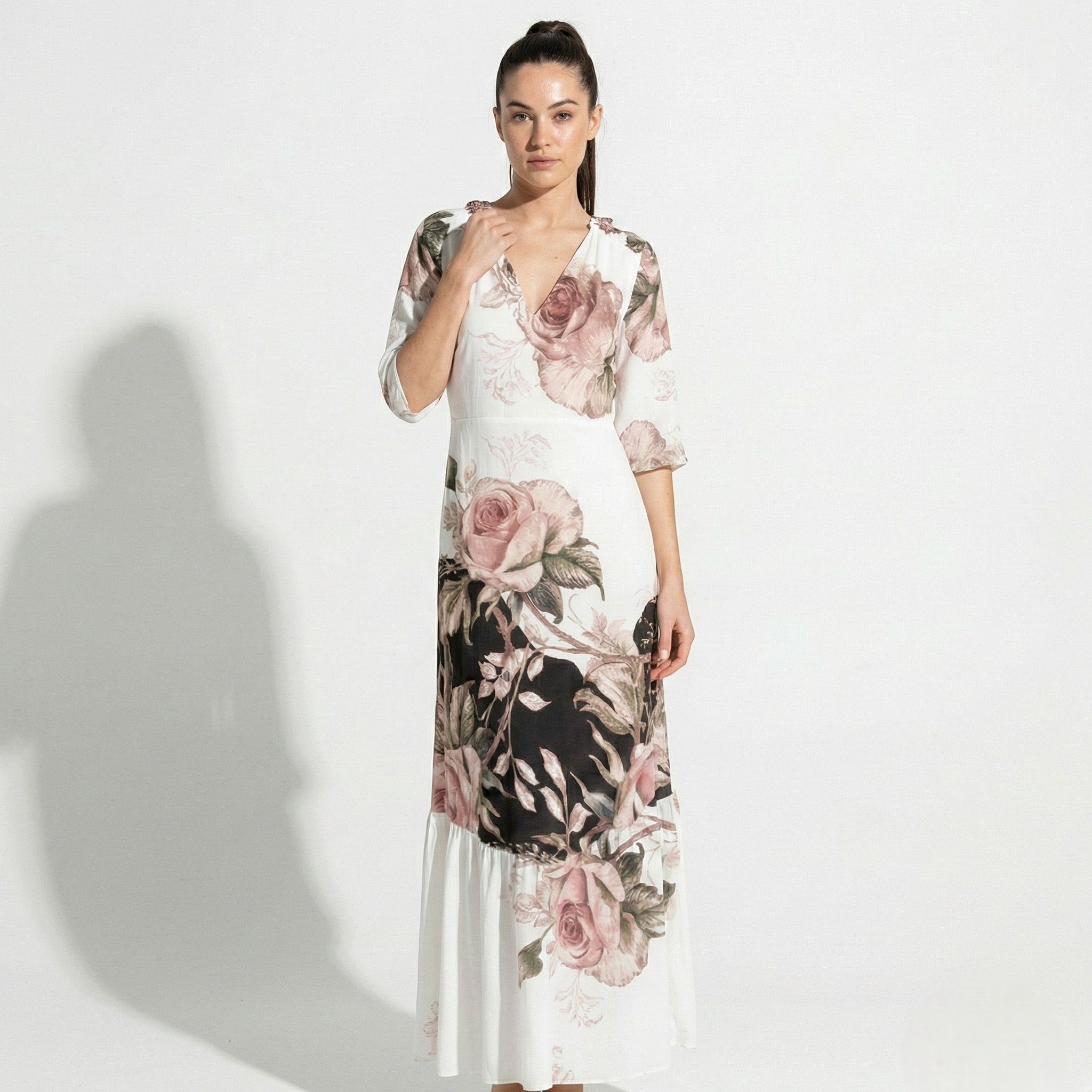 Lucy - Women's Bohemian Maxi Dress with Loose Summer Fit - Dresses - Style 1 - Jones & Smith