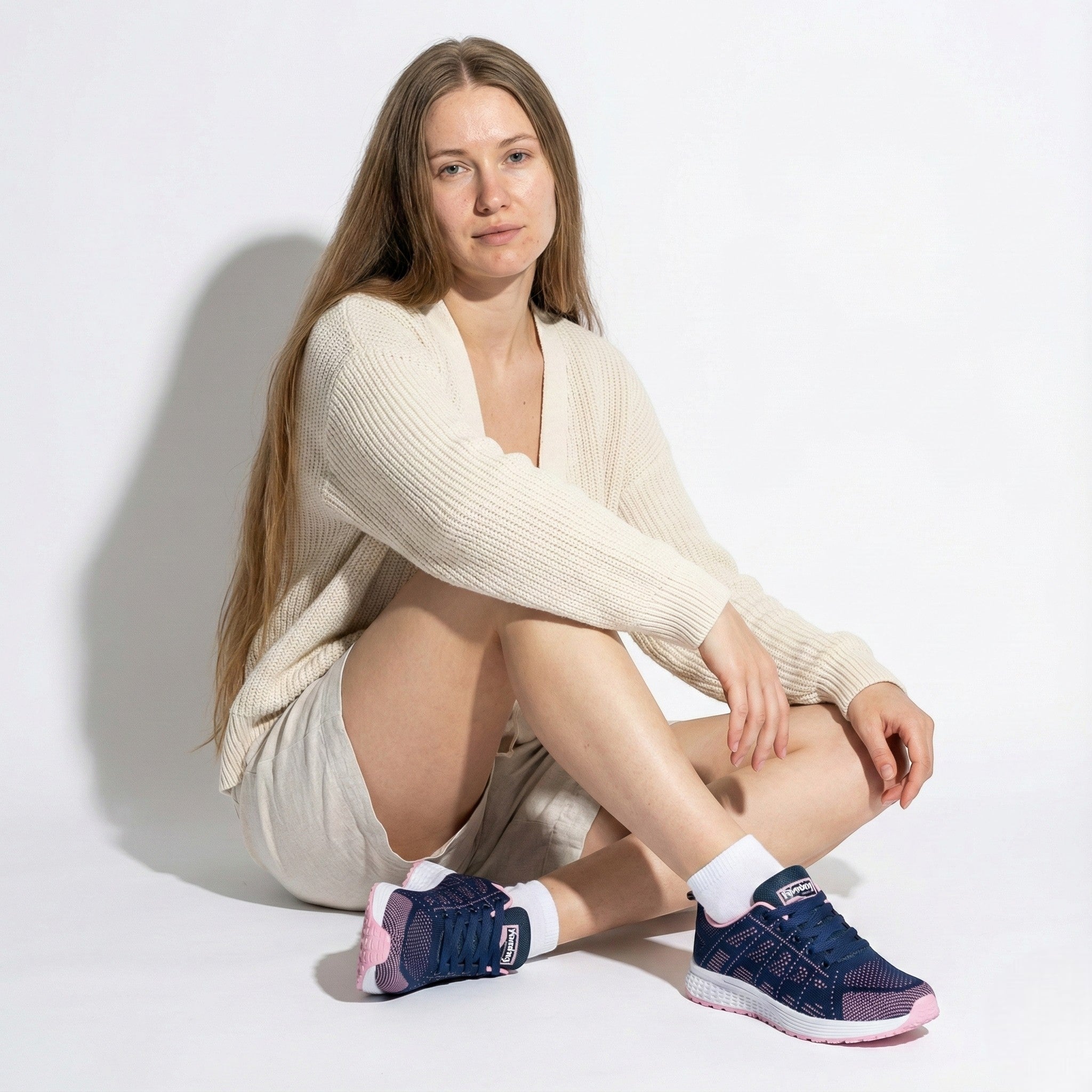 Lydia - Women’s Lightweight Orthopaedic Walking Shoes - Shoes - Blue - Jones & Smith