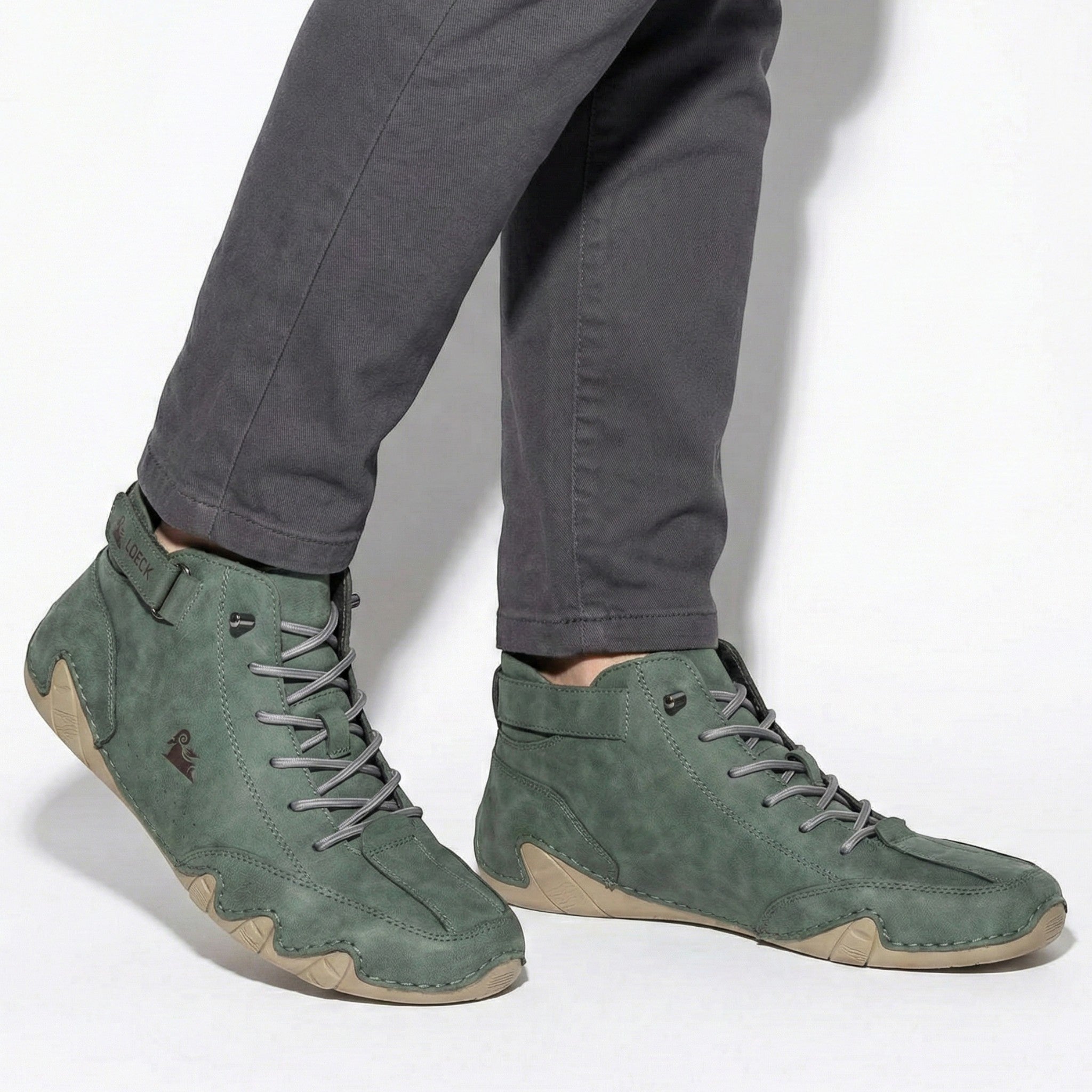 Thomas - Men's Non - Slip Barefoot Shoes - Shoes - Green - Jones & Smith